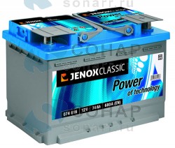 Аккумуляторная батарея JENOX Classic blue 62 А/ч R+